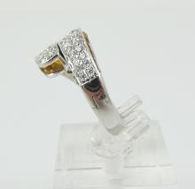 DESIGNER DIAMOND & SAPPHIRE RING