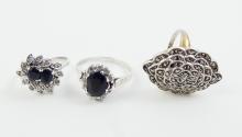 3 LADIES' RINGS