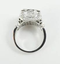 BLACK & WHITE CUSTOM DIAMOND RING