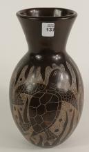 CENTRAL AMERICAN CLAY "TURTLE" VASE