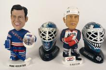 HOCKEY BOBBLEHEADS AND MINI GOALIE MASKS