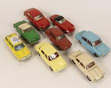 EIGHT DINKY TOYS CARS