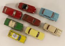 EIGHT DINKY TOYS CARS