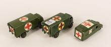 THREE DINKY TOYS MILITARY VEHICLES