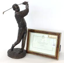 LIMITED EDITION "GOLFER" SCULPTURE