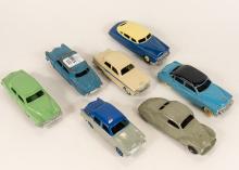 SEVEN DINKY TOYS CARS