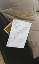 ASHLEY FURNITURE SECTIONAL WITH OTTOMANS