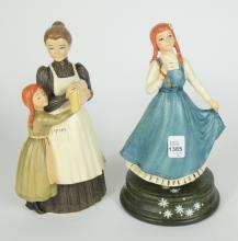 2 CANADIAN HANDMADE FIGURINES