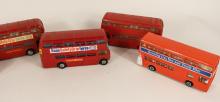 SIX DINKY TOYS BUSES