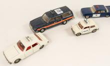 FIVE DINKY TOYS POLICE CARS