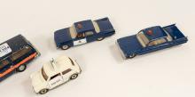 FIVE DINKY TOYS POLICE CARS