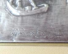 STERLING SILVER PLAQUE