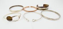 8 BANGLE BRACELETS