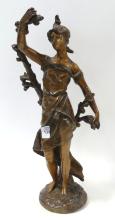 FRENCH SPELTER SCULPTURE