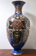 CLOISONNE FLOOR VASE