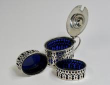 STERLING CONDIMENT SET