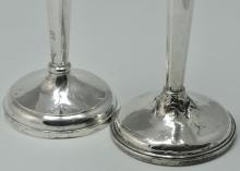TWO STERLING CANDLESTICKS