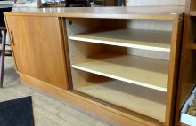 DANISH TEAK CONSOLE CABINET