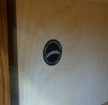 DANISH TEAK CONSOLE CABINET