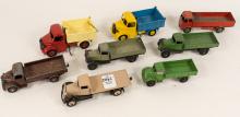 EIGHT DINKY TOYS TRUCKS