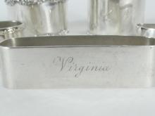 5 NAPKIN RINGS