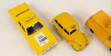 FOUR DINKY TOYS TAXI CABS