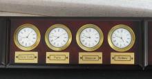 WORLD CLOCK DESK PAD