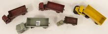 FIVE DINKY TOYS TRUCKS