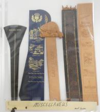 BOOKMARKS, POSTCARD AND POEM