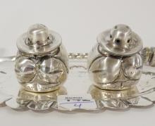 STERLING SHAKERS AND LADLE