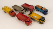 SIX DINKY TOYS TRUCKS