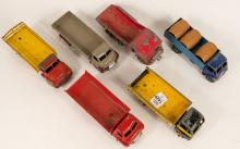 SIX DINKY TOYS TRUCKS