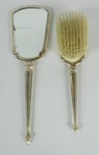TWO-PIECE SILVER TOILETTE SET