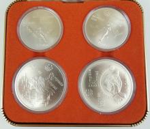 CANADIAN SILVER OLYMPIC COINS