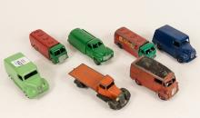 SEVEN DINKY TOYS TRUCKS