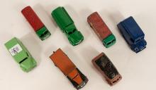 SEVEN DINKY TOYS TRUCKS