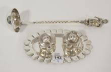 STERLING SHAKERS AND LADLE