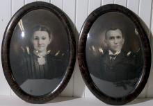 PAIR OF PORTRAITS