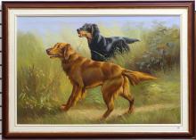 RICHARD HINES OIL ON CANVAS