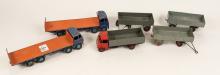 THREE DINKY TOYS TRUCKS