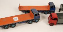 THREE DINKY TOYS TRUCKS