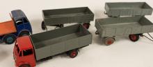 THREE DINKY TOYS TRUCKS