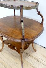 ART NOUVEAU OAK PARLOUR TABLE