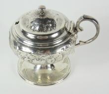 IMPORTANT GEORGE III SILVER POT