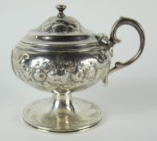 IMPORTANT GEORGE III SILVER POT