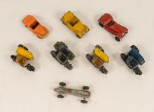 EIGHT MINIATURE DINKY TOYS