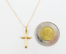 "CROSS" PENDANT & CHAIN