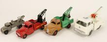 FOUR DINKY TOYS TOW TRUCKS