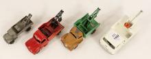 FOUR DINKY TOYS TOW TRUCKS