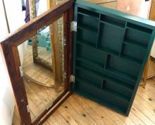 OAK SHADOWBOX/DISPLAY CASE